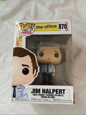 Funko Jim Halpert Pop! Figure - White Shirt, Blue Tie